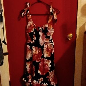 Dress with floral print